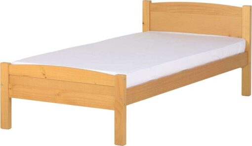 Amber 3ft Single Bed Frame (Pine or White)