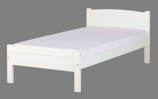 Amber 3ft Single Bed Frame (Pine or White)