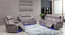 L.E.D ELECTRIC RECLINER SOFA