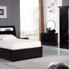 RUGBY HIGH GLOSS DOUBLE BED WITH STORAGE & LED LIGHT