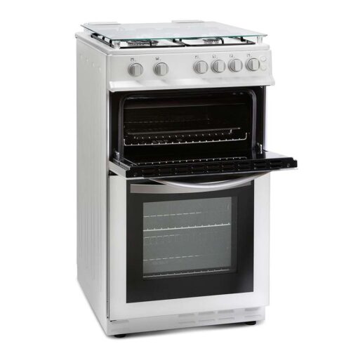 Montpellier MDG500LW/K/S 50cm Gas Cooker Double Oven