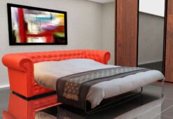 Imperial Faux Leather Sofa Bed