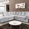 ROYAL CRUSHED VELVET CORNER SOFA