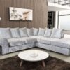 ROYAL CRUSHED VELVET CORNER SOFA