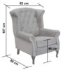 Queen Anne Wing Back Chair