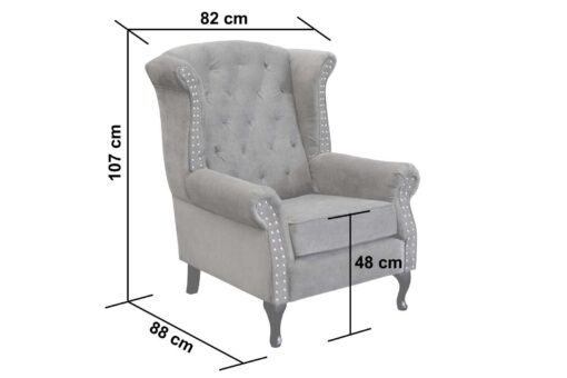 Queen Anne Wing Back Chair